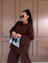 large size set "MANHATTAN" - CHOCO